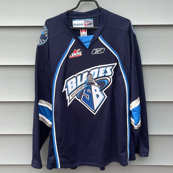 Reebok Shirts Saskatoon Blades Jersey Whl Authentic Reebok Xxl